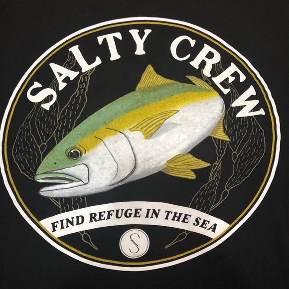 Salty Crew “Find Refugee In The Sea” Tee Size *S * - Picture 6 of 9